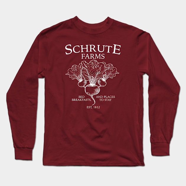 Schrute Farms Long Sleeve T-Shirt by coolab